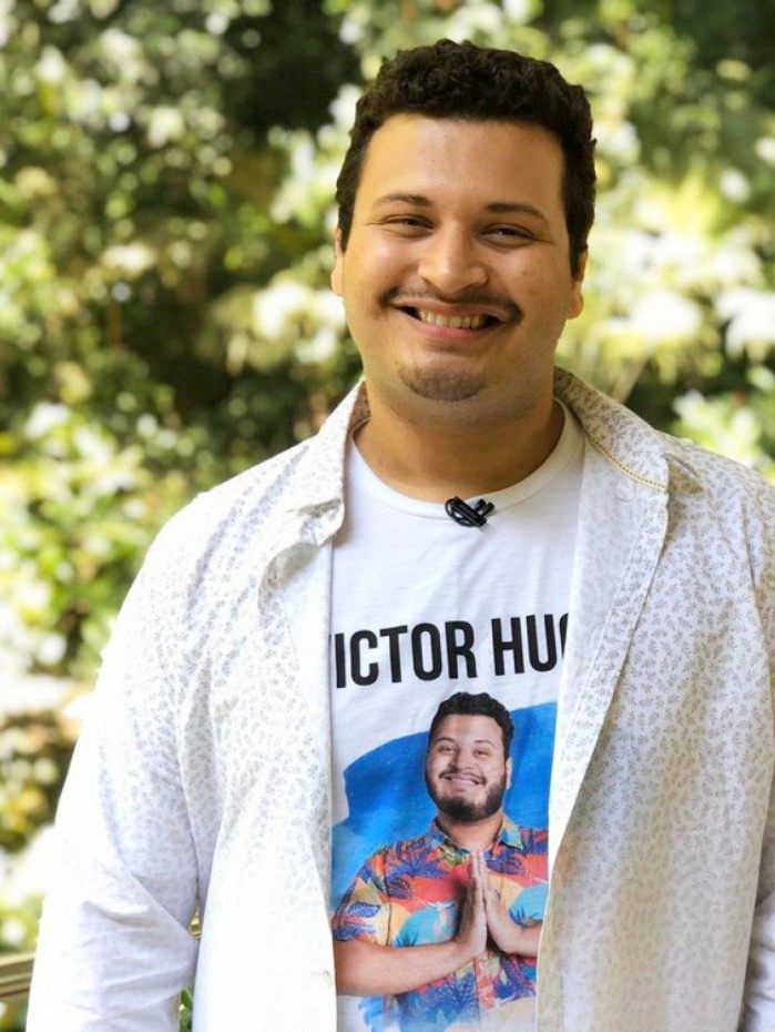 Victor Hugo nos bastidores do 'Mais Voc&ecirc;'
