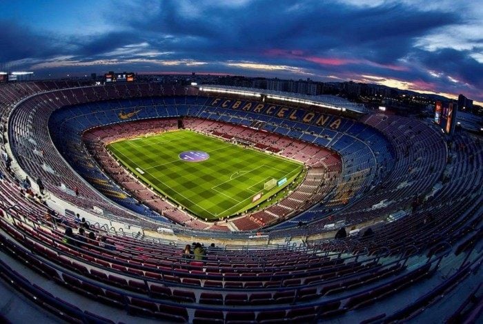 Camp Nou é a casa do Barcelona