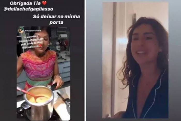 Fernanda Paes Leme est&aacute; recebendo mimos durante a quarentena
