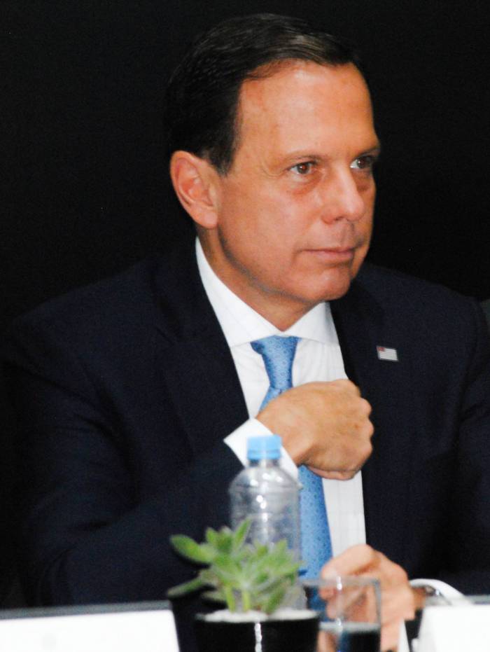 O Governador de S&atilde;o Paulo, Jo&atilde;o Doria