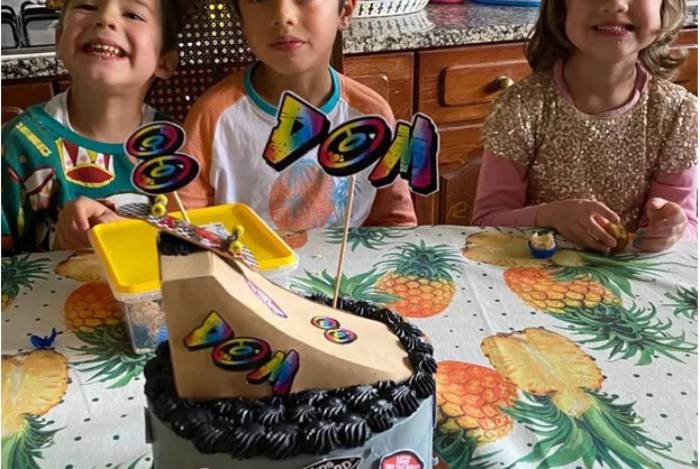 Luana Piovani faz festa de aniversário para o filho, Dom