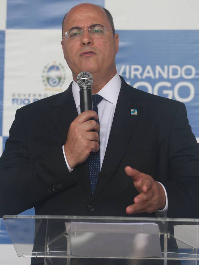 O governador Wilson Witzel