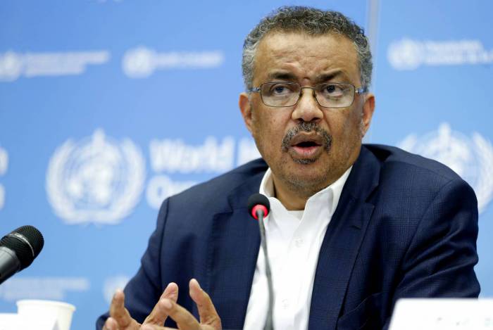 Diretor-geral da OMS, Tedros Adhanom Ghebreyesus