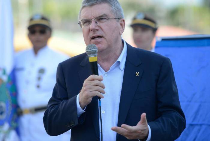 O presidente do Comitê Olímpico Internacional, Thomas Bach