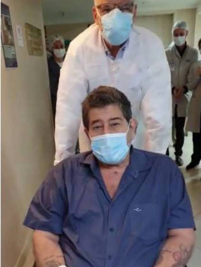 Édison Regio de Moraes Souza, de 65 anos, recebeu alta ontem