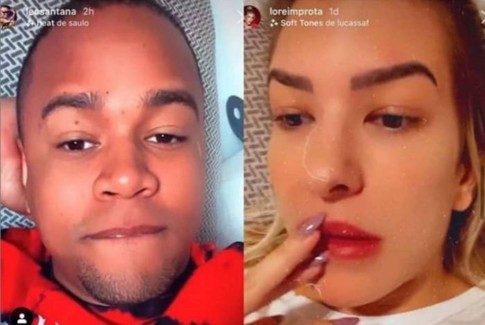 Leo Santana e Lorena Improta