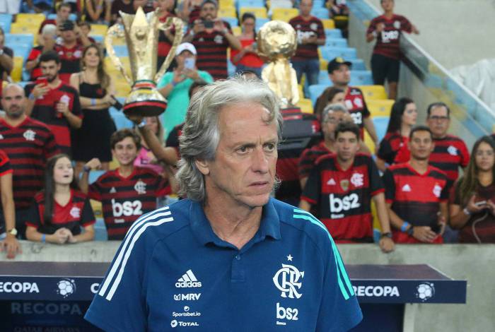 2020-02-26 - Recopa Sul-Americana -  FLAMENGO X INDEPENDIENTE DEL VALLE - Jogo de volta da final da Recopa Sul-Americana, no Maracana.  Jorge, Jesus. Foto: Daniel Castelo Branco / Agencia O Dia