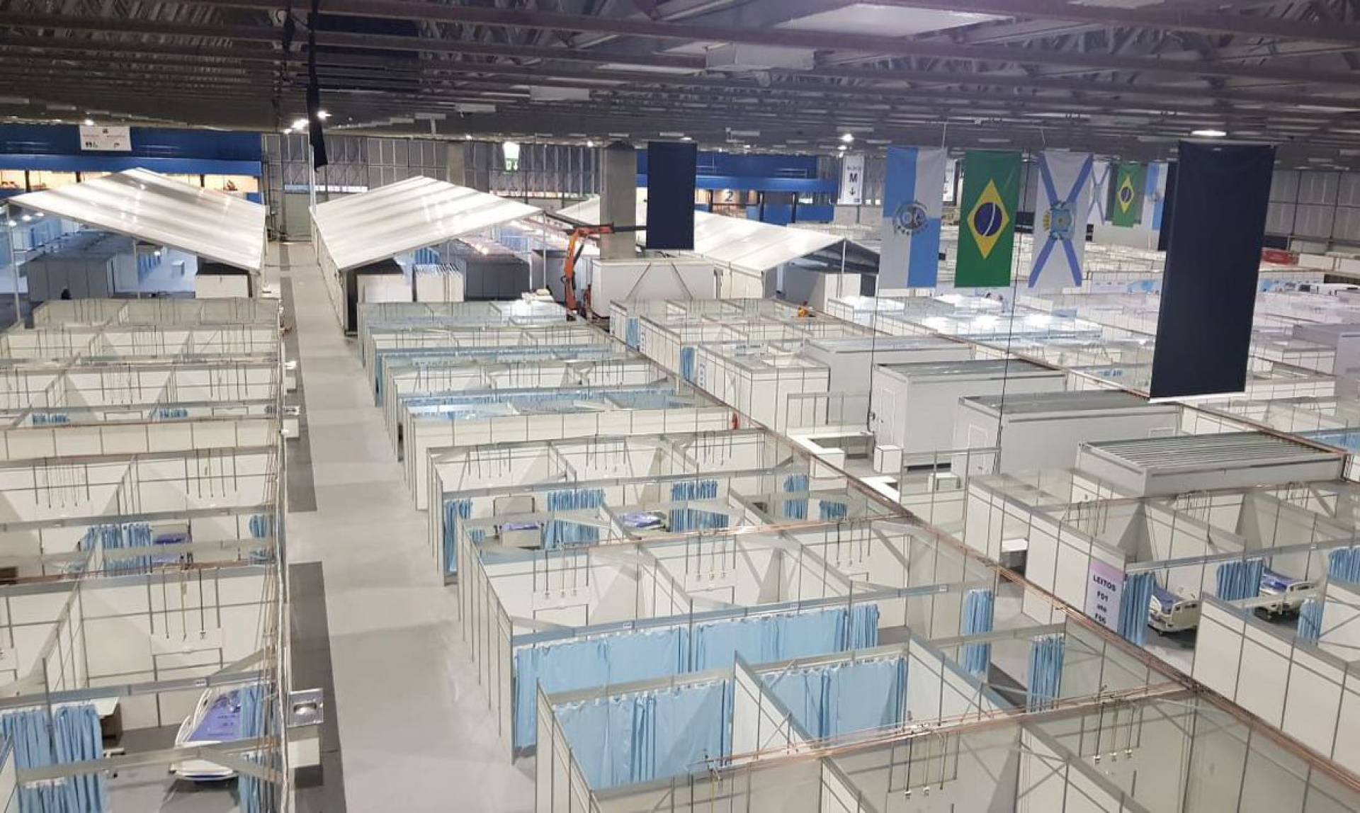PREFEITURA DO RIO CONCLUI OBRA DO HOSPITAL DE CAMPANHA DO RIOCENTRO