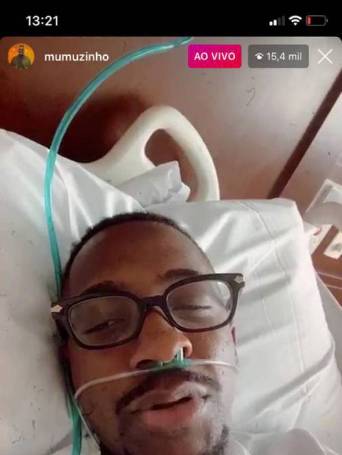 Mumuzinho faz live direto do hospital