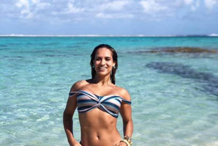 Amanda Salomão é torcedora do Flamengo — A Gata da Hora