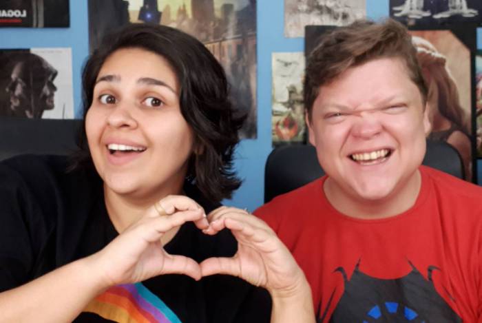 Cris e Panda, do Coxinha Nerd