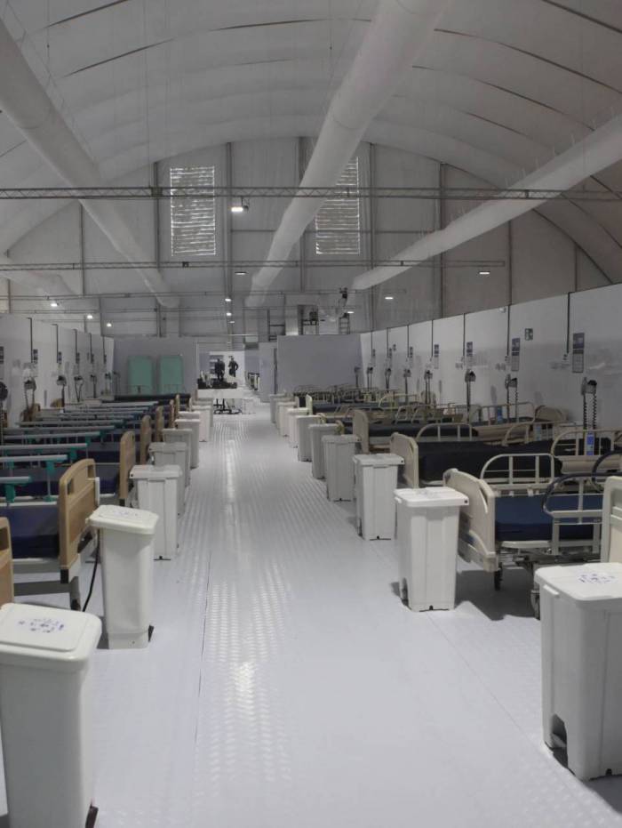 Hospital de Campanha Parque dos Atletas, na Zona Oeste