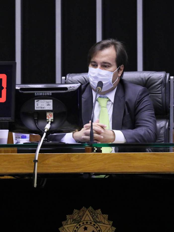 Presidente da C&acirc;mara, Rodrigo Maia (DEM-RJ) 
