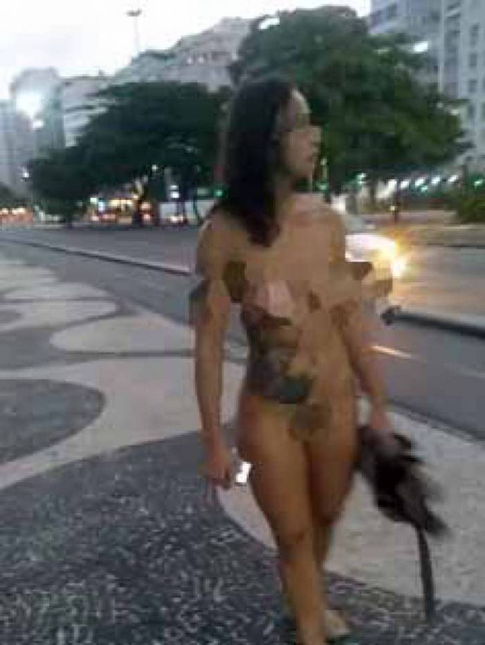 Mulher estava aparentemente desorientada