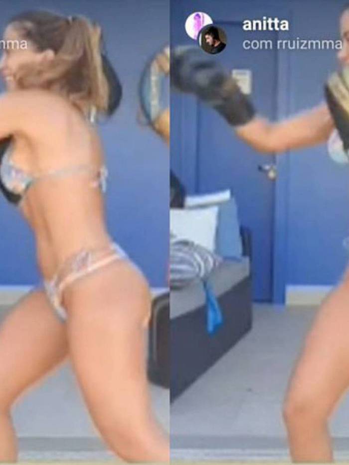 Cantora iniciou a sexta-feira ensolarada no Rio de Janeiro treinando de biqu&iacute;ni