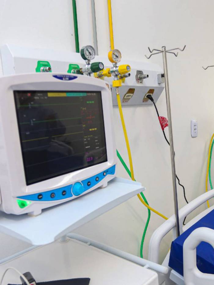 Estrutura para atendimento &agrave; covid-19