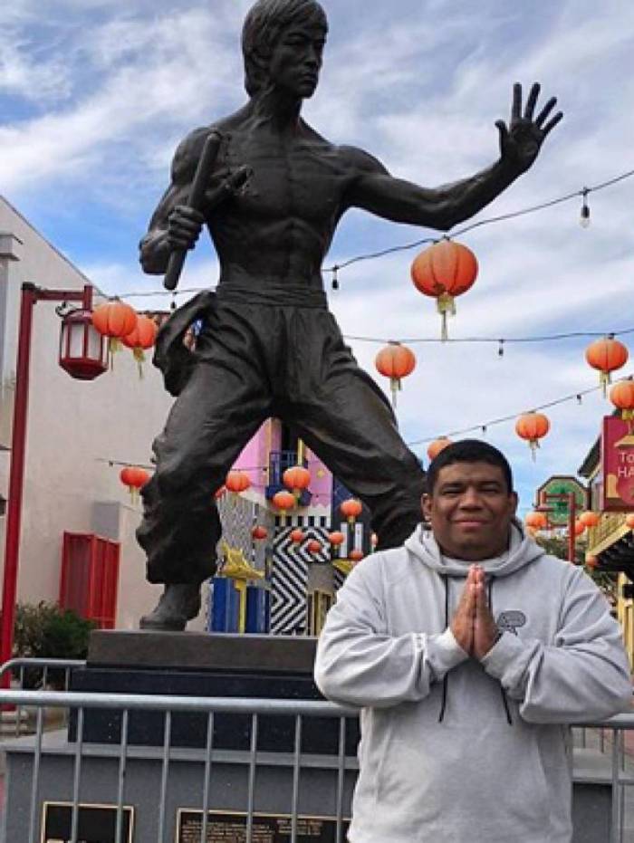 Márcio de Deus, professor de jiu jitsu, realizou um sonho ao conhecer Chinetown, em Los Angeles