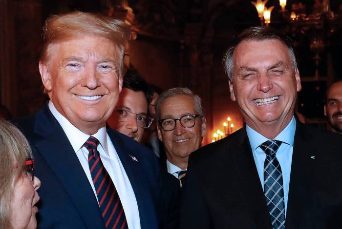 Bolsonaro e Donald Trump
