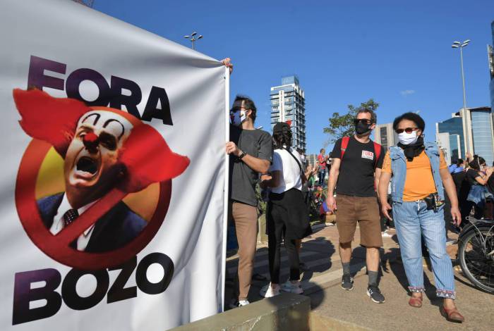 Protesto contra Bolsonaro em São Paulo