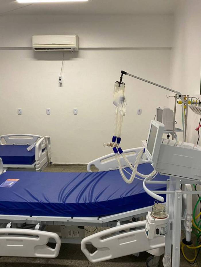 Estrutura para atendimento à Covid-19