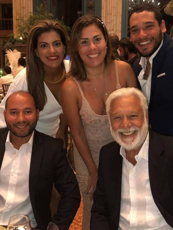 Antônio Fagundes e os quatro filhos