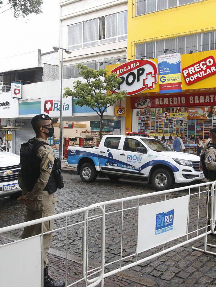 Bloqueio em Campo Grande, Zona Oeste da cidade