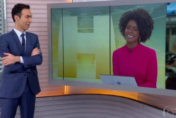 César Tralli e Maju Coutinho 