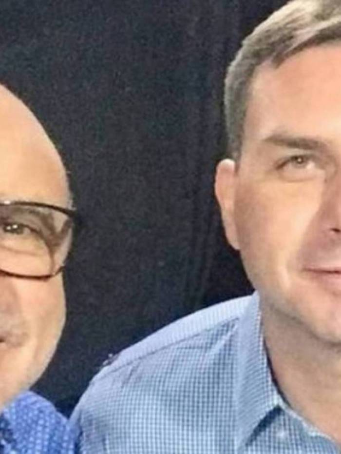 Fabrício Queiroz e Flávio Bolsonaro