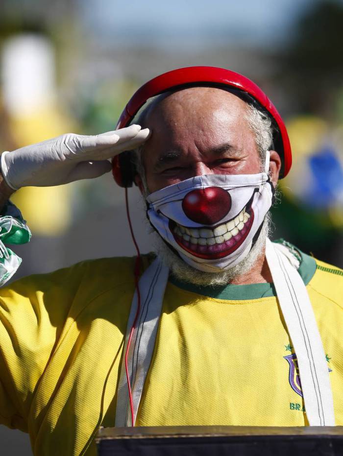 Manifesta&ccedil;&atilde;o a favor do presidente Jair Bolsonaro