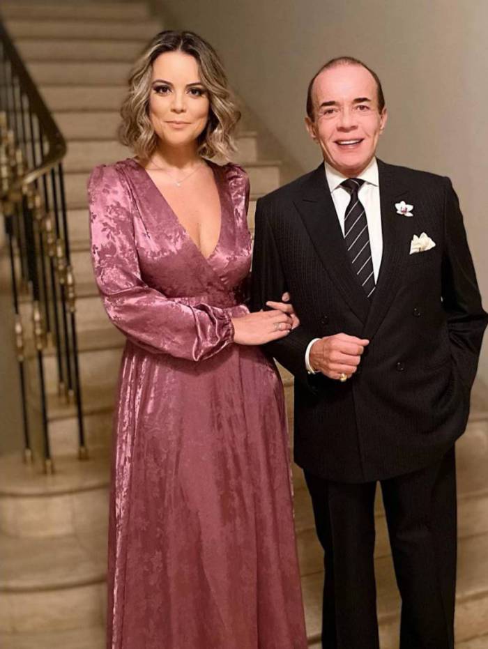 Chiquinho Scarpa e sua nova namorada, Fernanda