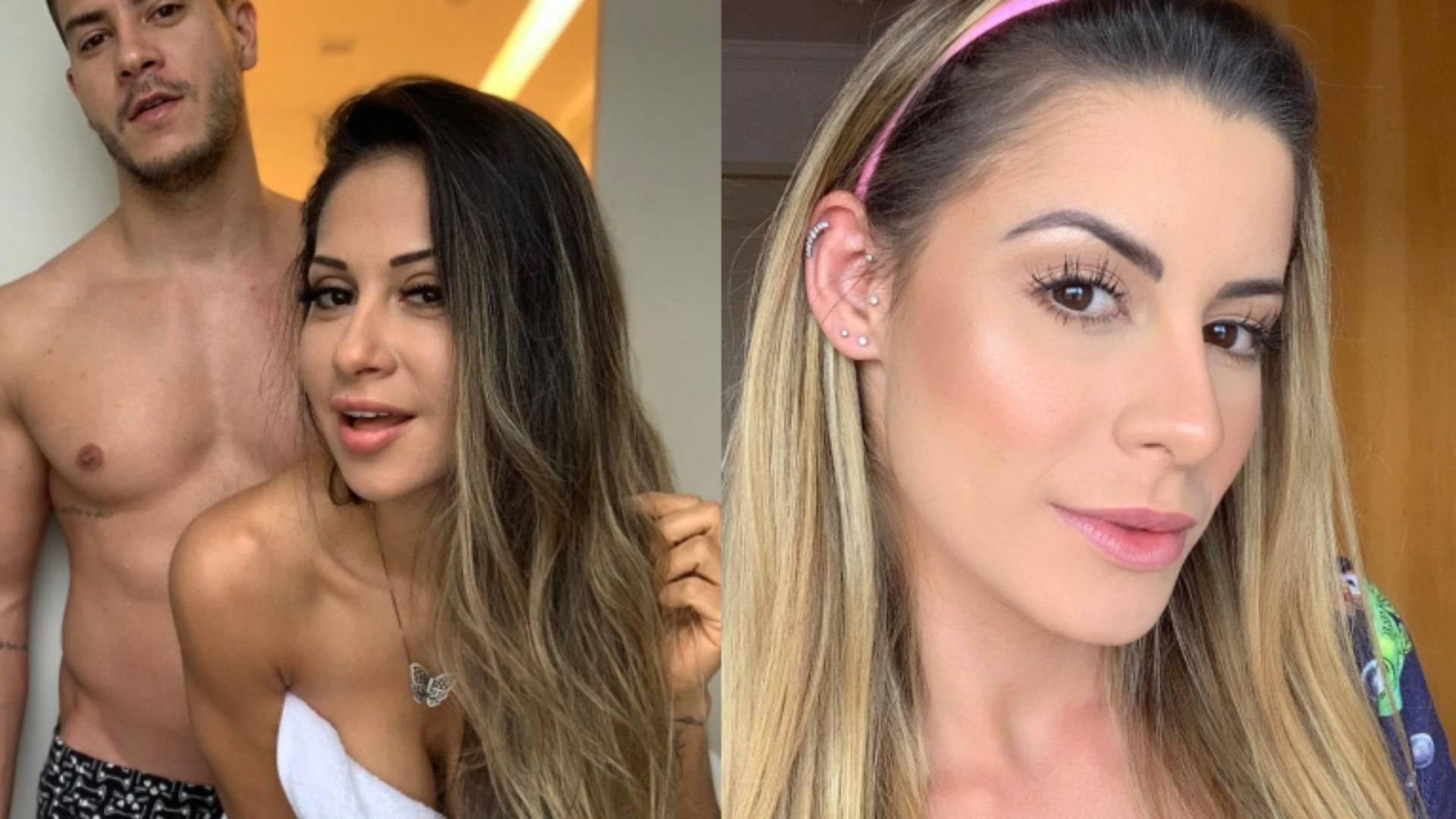 Arthur Aguiar, Mayra Cardi e Arícia Silva