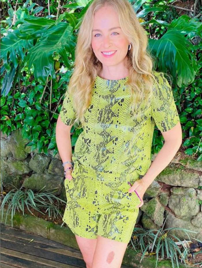 Ang&eacute;lica lembrou do contexto em que casal ficou pela primeira vez