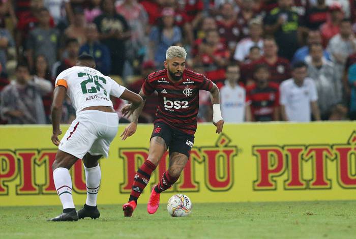 09/02/2020 - FLUMINENSE X FLAMENGO se enfrentam, neste domingo, no Maracana pela semifinal da  Taca Guanabara. Foto: Daniel Castelo Branco / Agencia O Dia