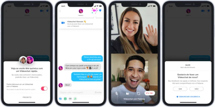 Videochat no Tinder