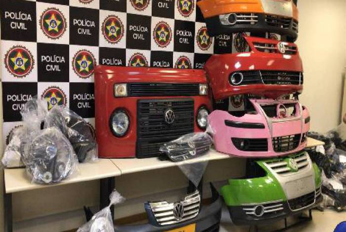 Polícia apreende 10 toneladas de peças automotivas falsificadas