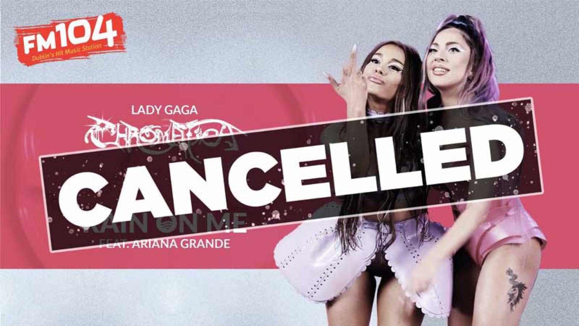 'Rain On Me', de Lady Gaga e Ariana Grande, é banida da Irlanda por 'fazer' chover no país desde o lançamento 