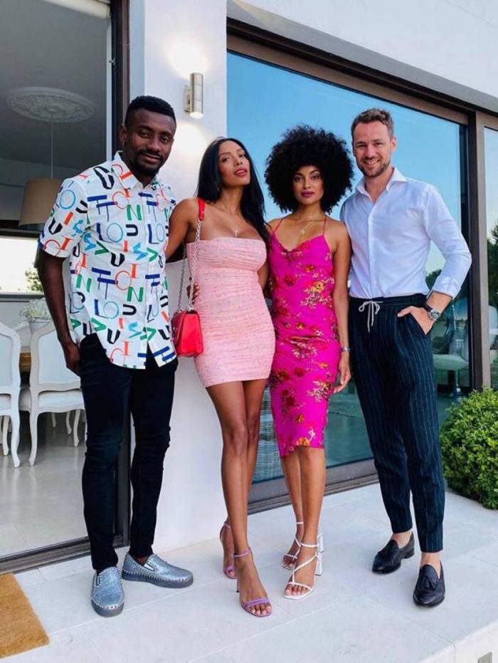 Kalou e a mulher, Karina Ferreira 