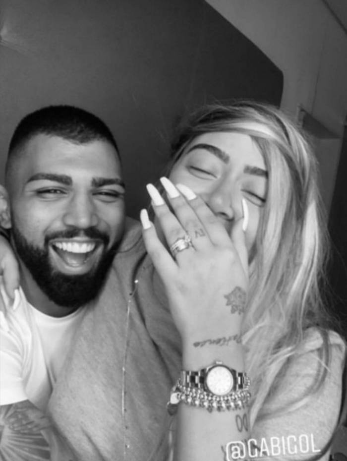 Gabigol e Rafaella Santos