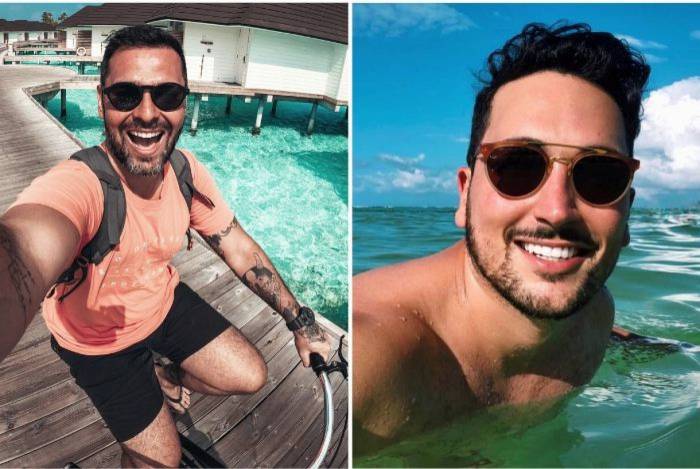 Marcos Vaz e Lucas Estevam fazem sucesso nas redes sociais compartilhando vídeos e fotos de viagens