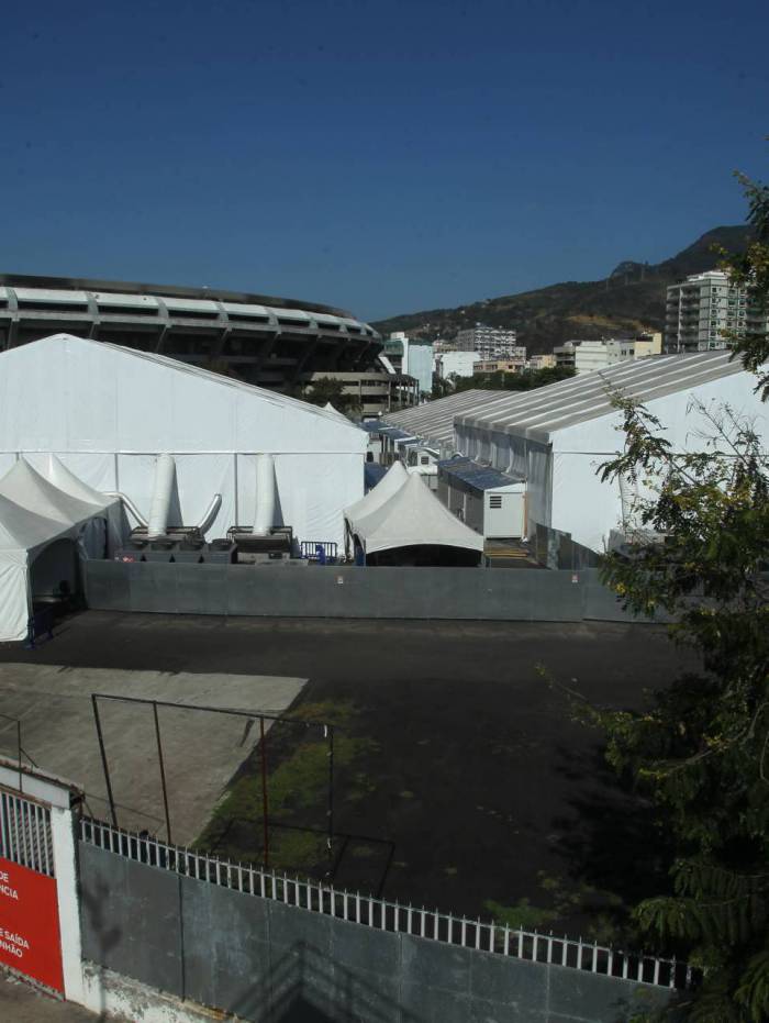 Hospital de campanha do Maracan&atilde;