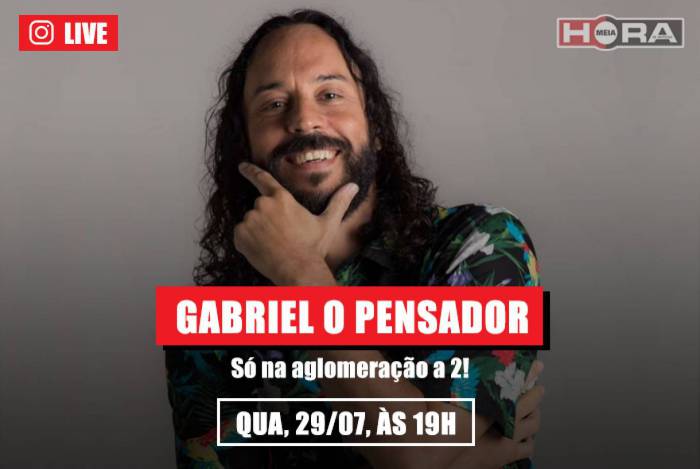 Gabriel o Pensador, convidado do MH Ao Vivo de quarta-feira, 29