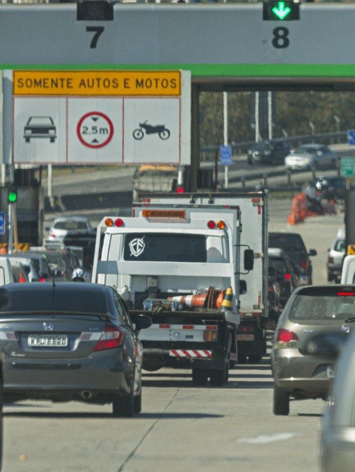 27/07/2020 - Pedagio da Ponte RIo Niteroi. Foto: Daniel Castelo Branco / Agencia O Dia