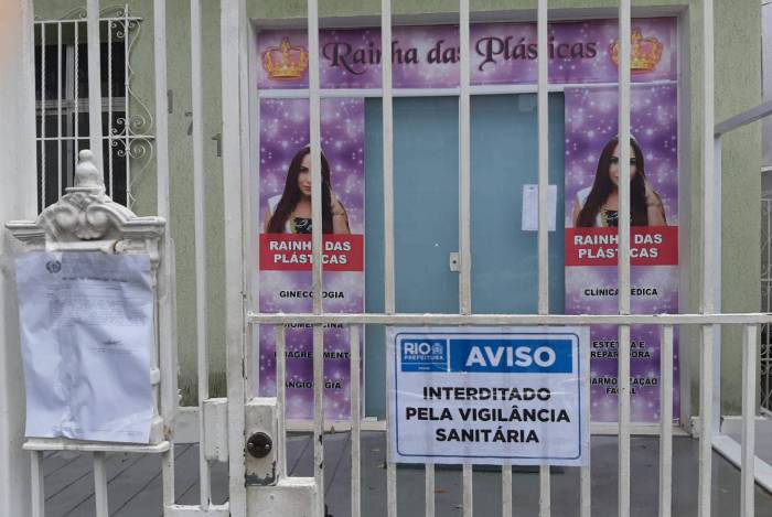 Prefeitura do Rio interdita clínica de estética em Vila Isabel por falta de licença sanitária
