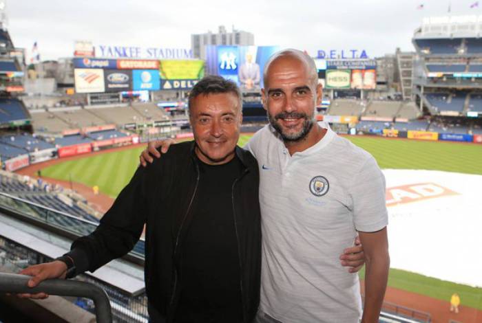 Torrent (e) e Guardiola nos tempos de Manchester City