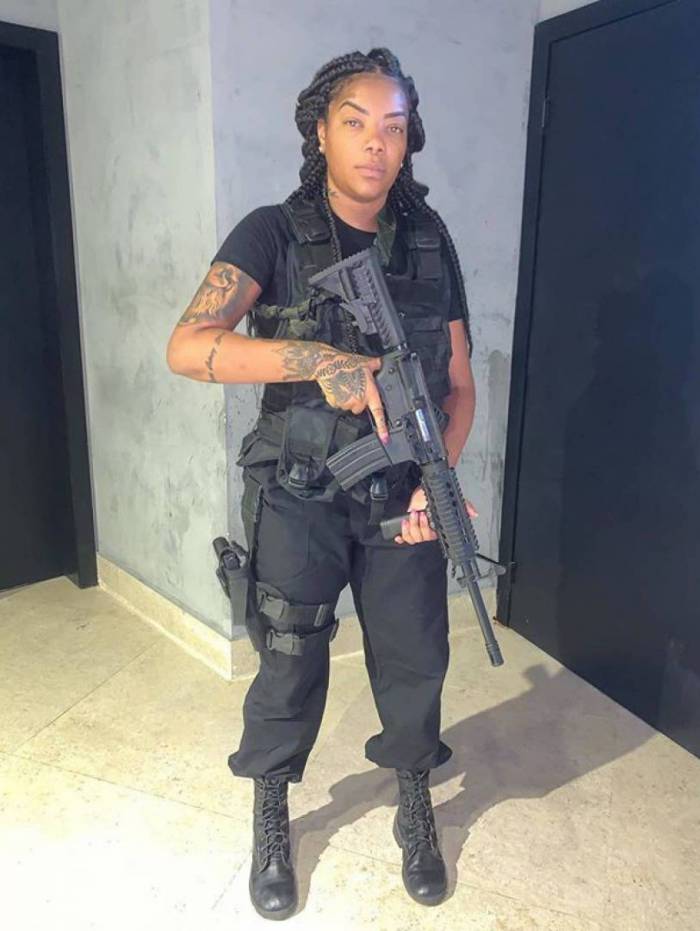 Ludmilla caracterizada como Diana, em 'Arcanjo Renegado'