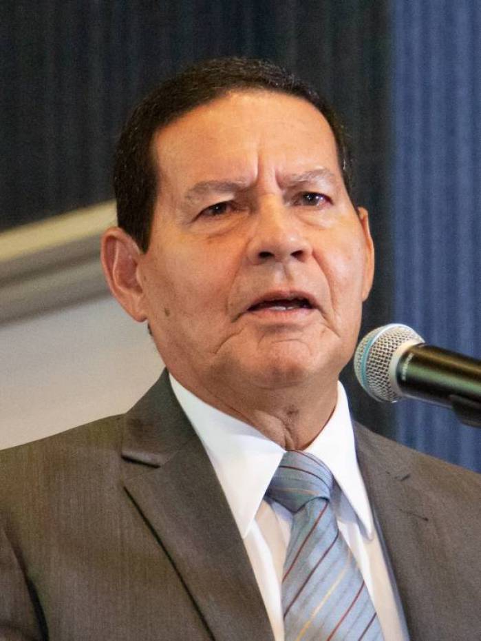Vice-presidente, General Hamilton Mour&atilde;o
