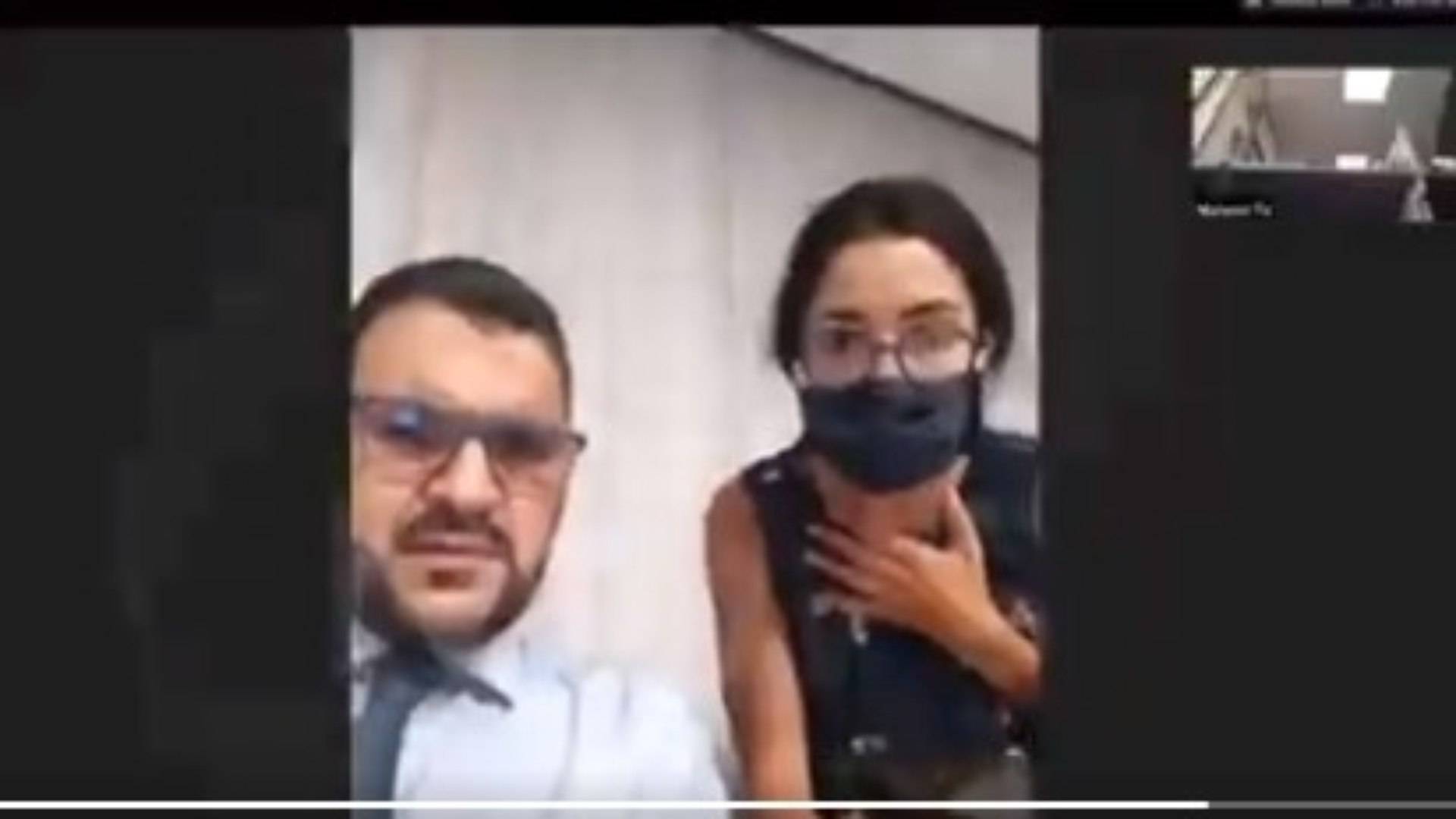 Repórter da BBC Arábia é interrompida por explosão