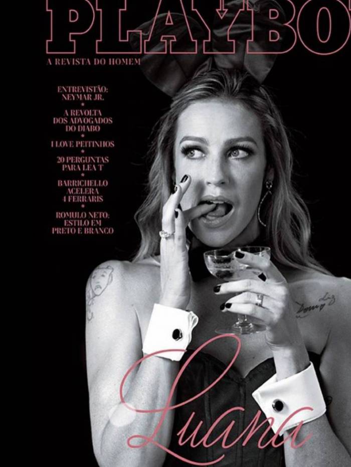 Luana Piovani na capa da 'Playboy'
