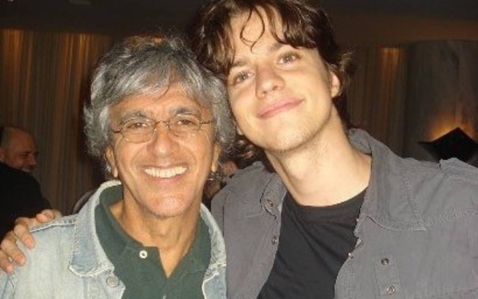 Caetano Veloso e irm&atilde;o de Luciano Huck