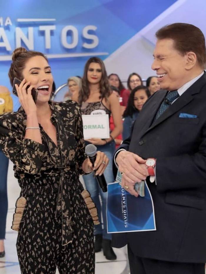 Patrícia Abravanel faz homenagem a Silvio Santos
